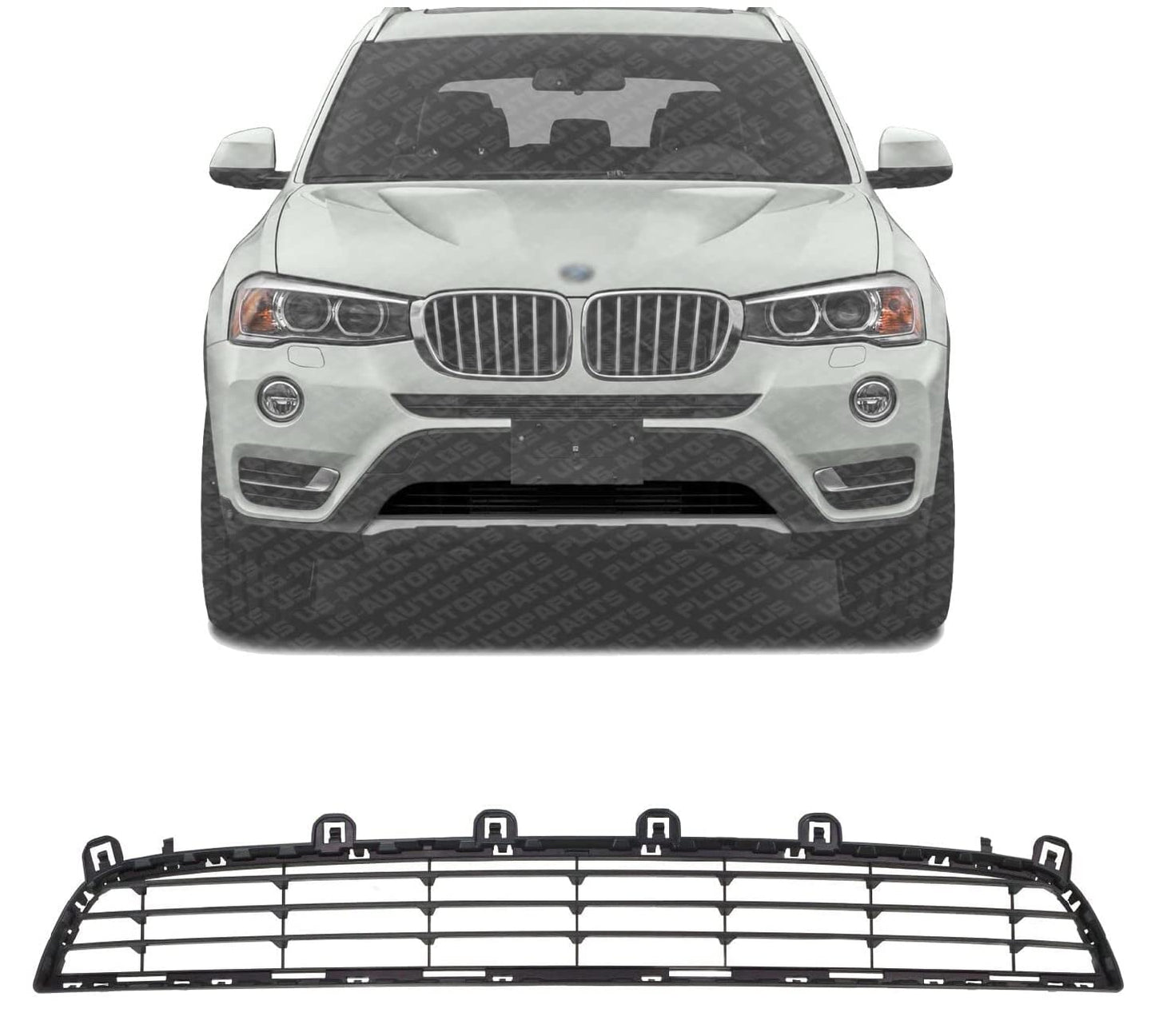 BMW F15 2013-2018 Rejilla de Spoiler Delantero